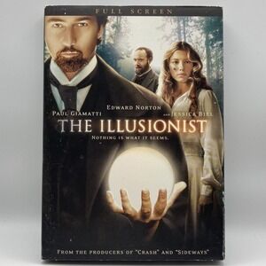The‎ Illusionist Full Screen DVD Movie Edward Norton Jessica Biel Paul Giamatti